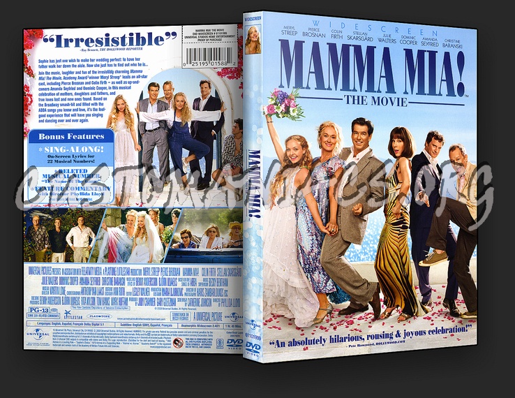 Mamma Mia! The Movie dvd cover