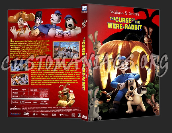 Wallace & Gromit - The Curse Of The Were Rabbit dvd cover