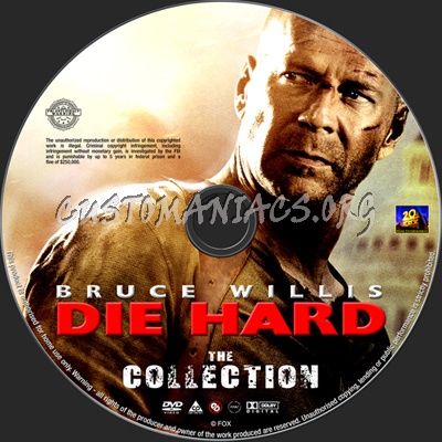 Die Hard Collection dvd label