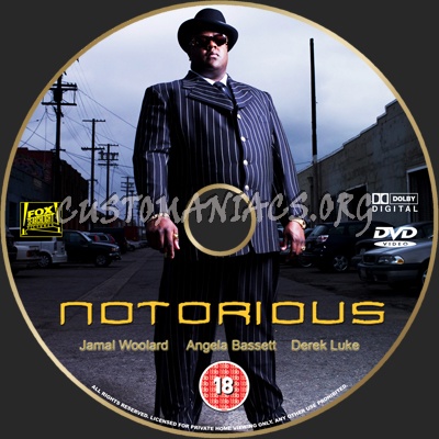 Notorious dvd label