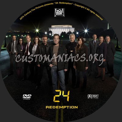 24 Redemption dvd label