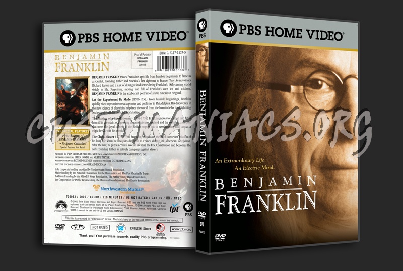 Benjamin Franklin dvd cover