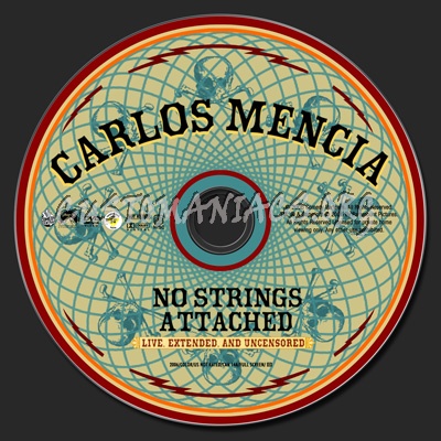 Carlos Mencia: No Strings Attached dvd label