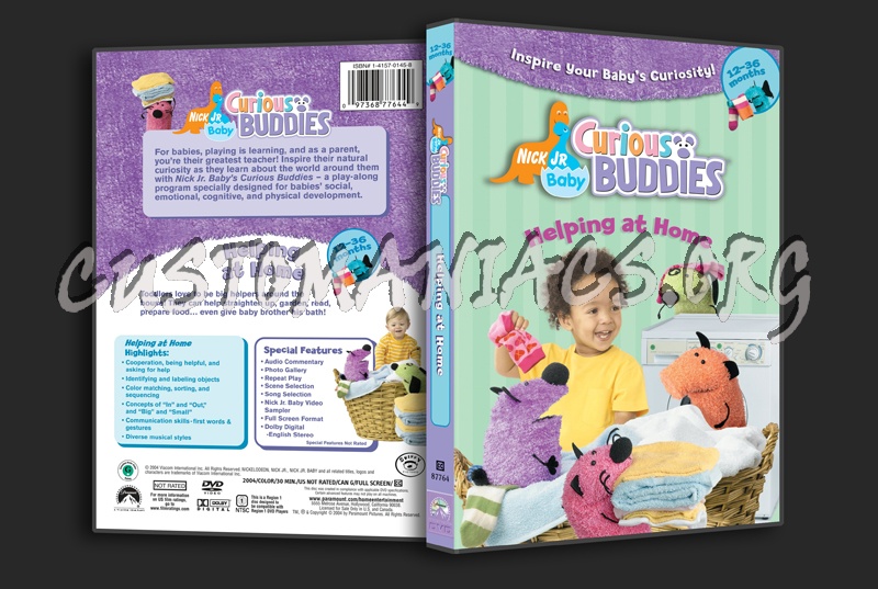 Curious Buddies: helping at Home dvd cover