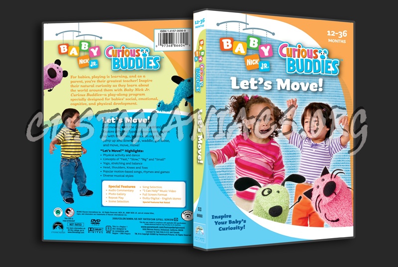 Curious Buddies: Let's Move! dvd cover