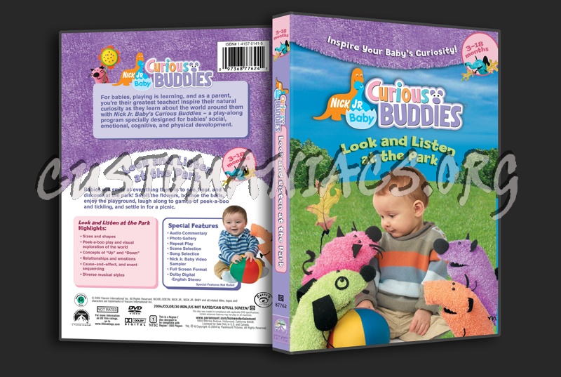 Curious Buddies: Look and Listen at the Park dvd cover