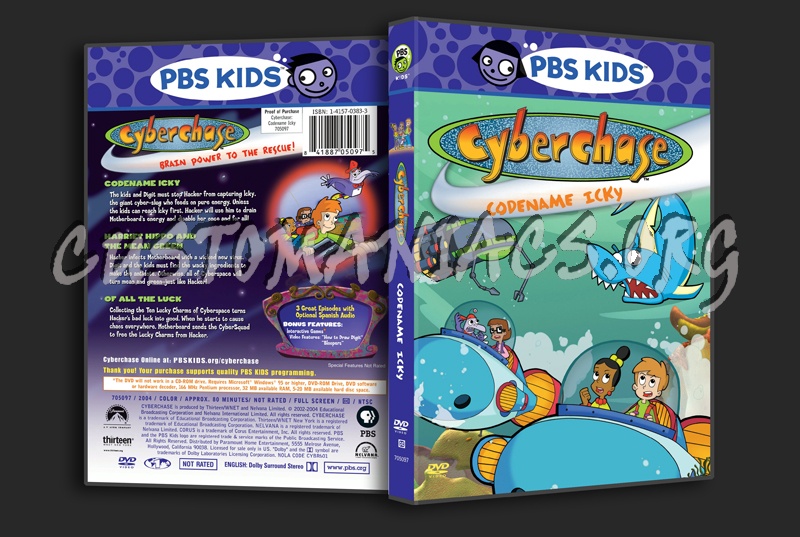 Cyberchase: Codename Icky dvd cover