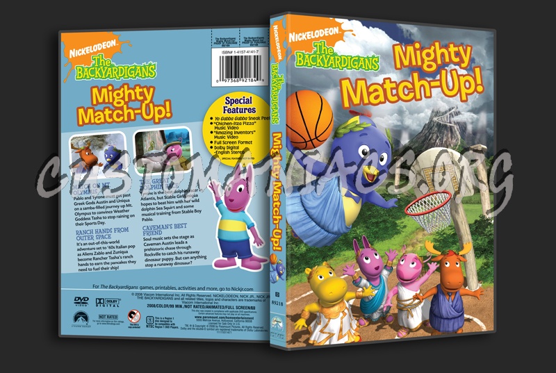 The Backyardigans: Mighty Match-Up! dvd cover