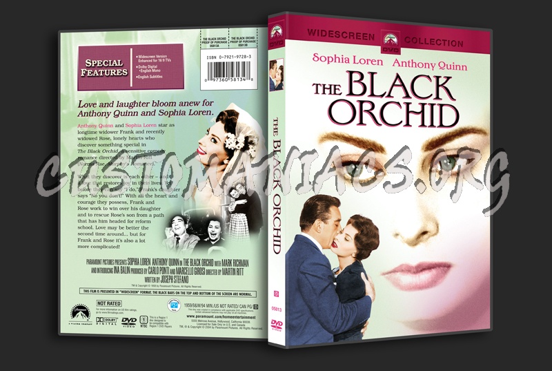 The Black Orchid dvd cover