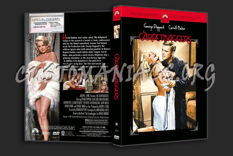 The Carpetbaggers dvd cover