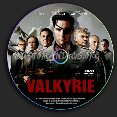 Valkyrie dvd label