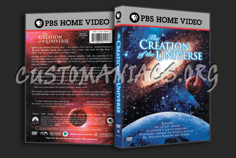 The Creation of the Universe dvd cover