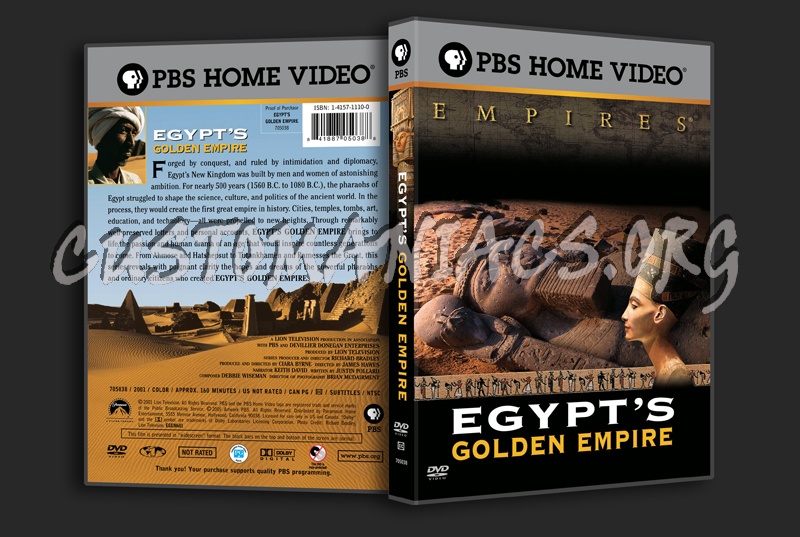 Egypt's Golden Empire dvd cover