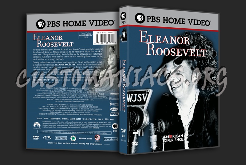 Eleanor Roosevelt dvd cover