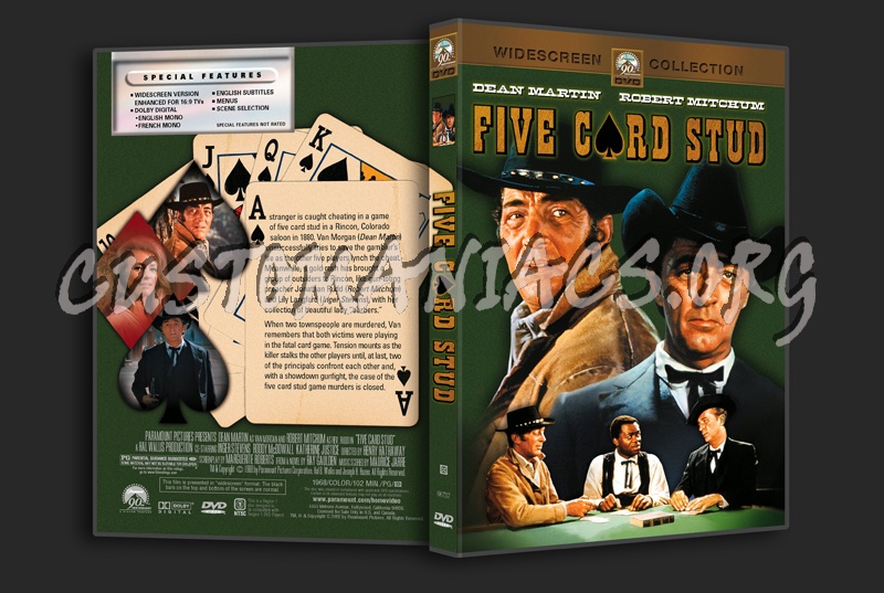 Five Card Stud dvd cover