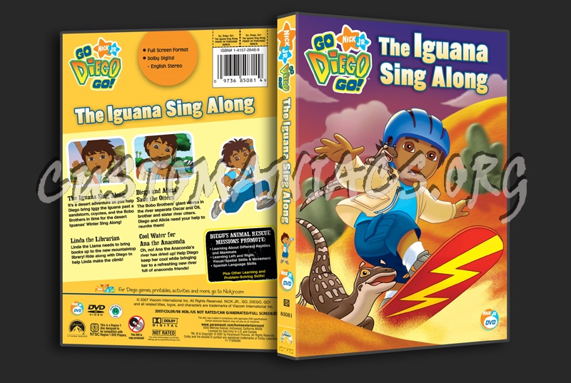 Go Diego Go!: The Iguana Sing Along dvd cover