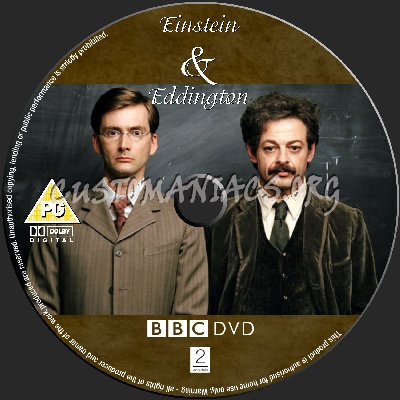 Einstein and Eddington dvd label