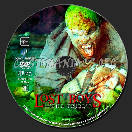 Lost Boys 2 - The Tribe dvd label