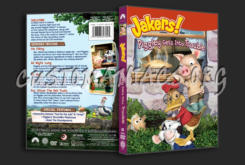 Jakers!: Piggley Gets Into Trouble dvd cover