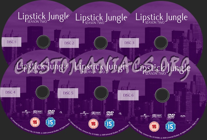 Lipstick Jungle Season 2 dvd label