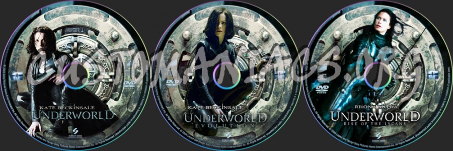 Underworld 1-3 dvd label