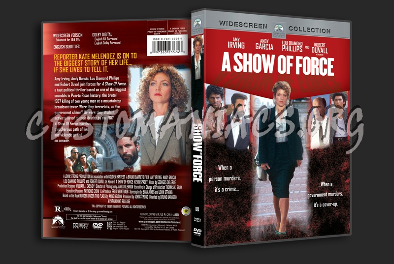 A Show of Force dvd cover