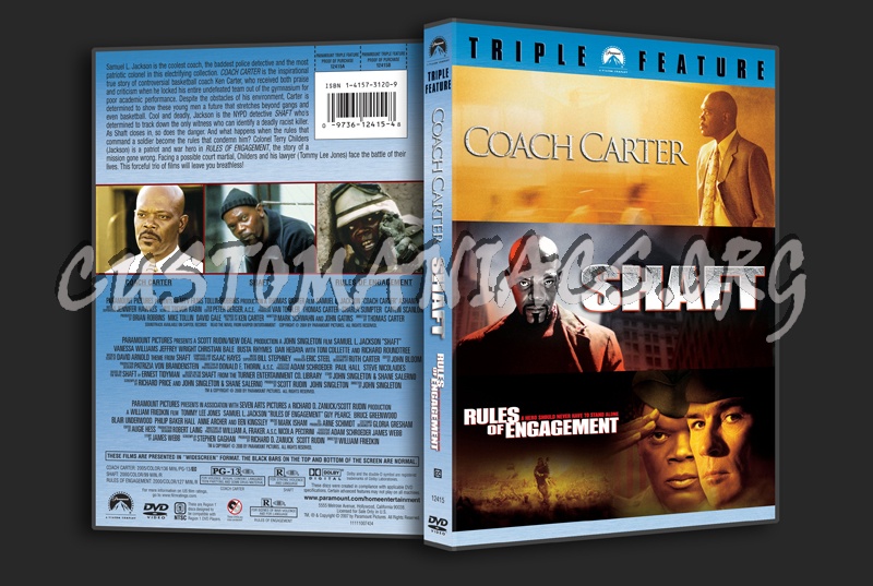 Coach Carter / Shaft / Rules of Engagement dvd cover