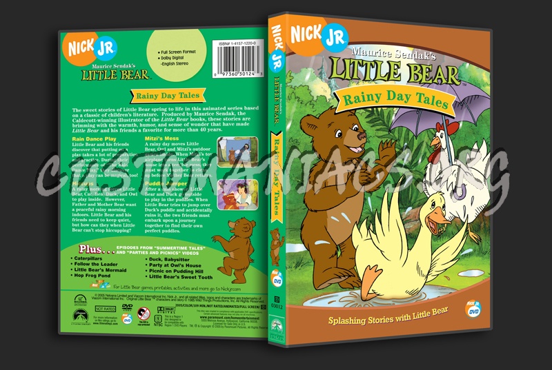 Little Bear: Rainy Day Tales dvd cover