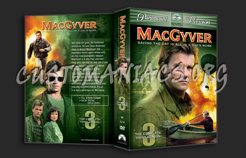 MacGyver Season 3 dvd cover