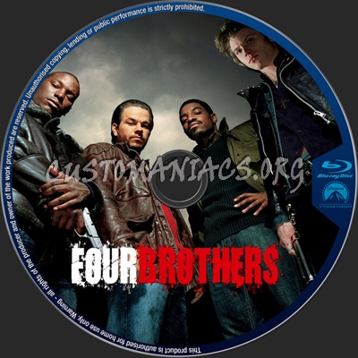 Four Brothers blu-ray label