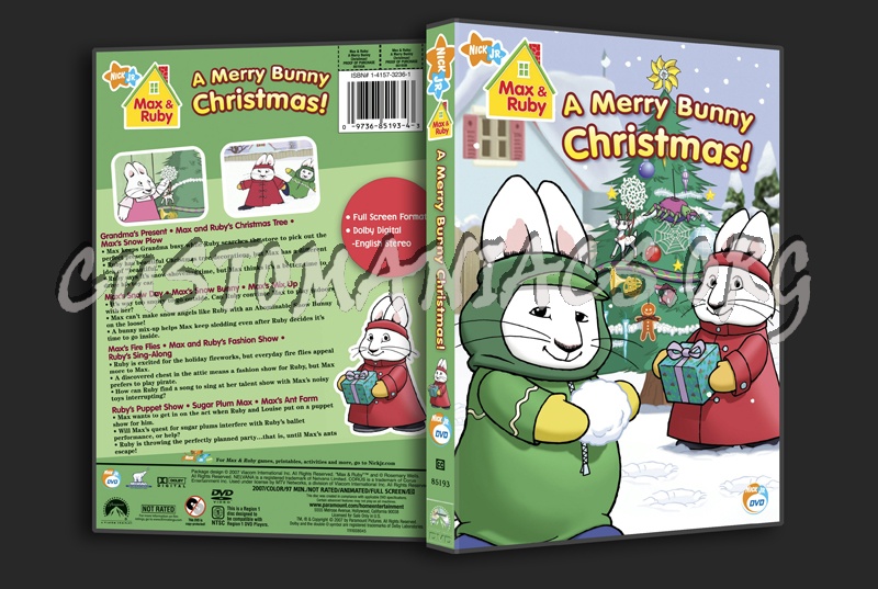 Max & Ruby: A Mery Bunny Christmas! dvd cover