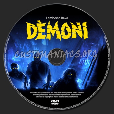 Demoni dvd label