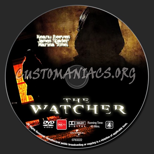 The Watcher dvd label