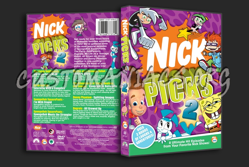 Nick Picks 2 dvd cover - DVD Covers & Labels by Customaniacs, id