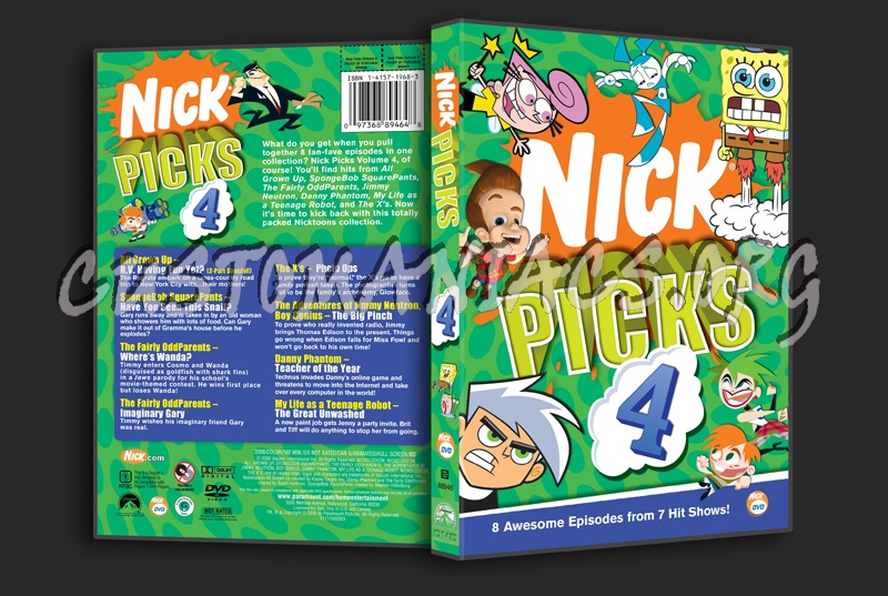 Nick Picks 4 dvd cover