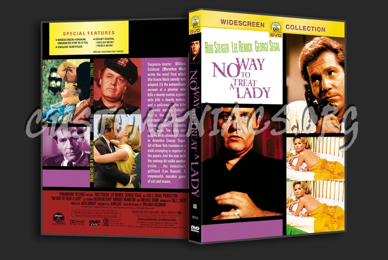 No Way to Treat a Lady dvd cover