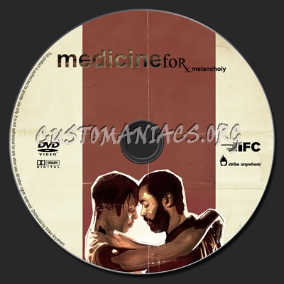 Medicine For Melancholy dvd label