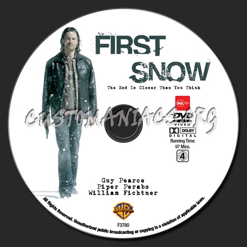 First Snow dvd label