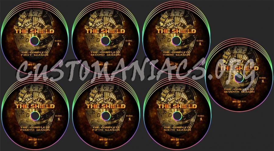 The Shield dvd label