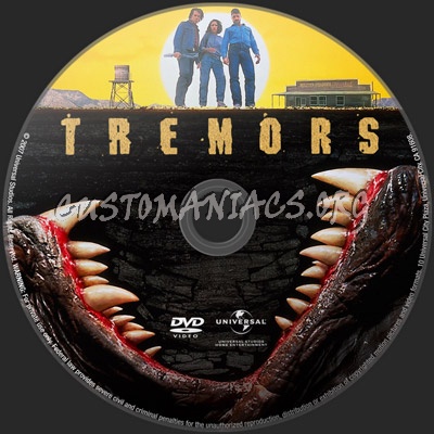 Tremors dvd label