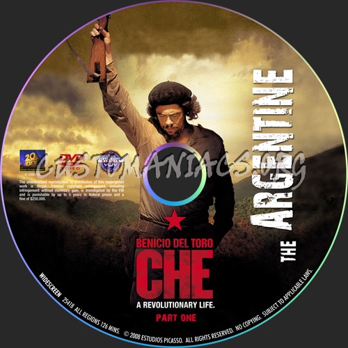 Che Part One (The Argentina) dvd label