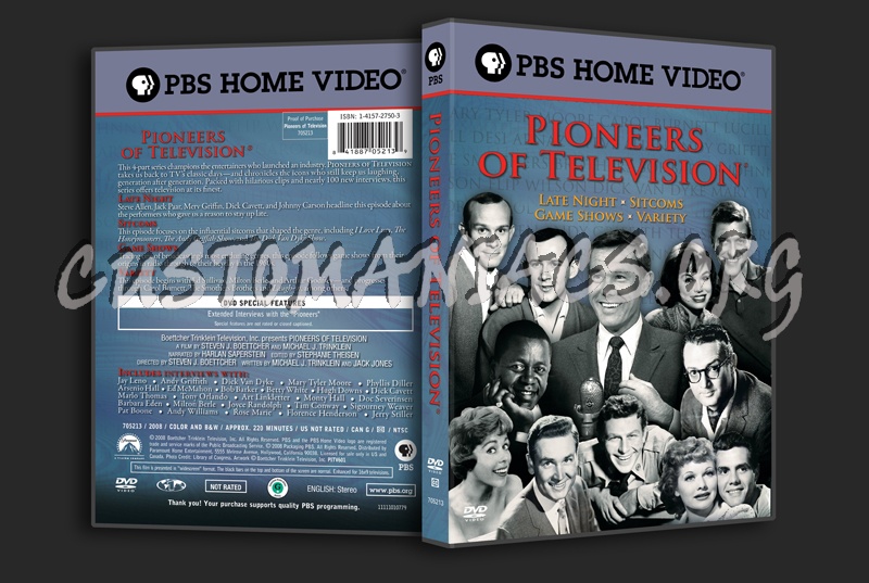 Pioneers of Television dvd cover - DVD Covers & Labels by