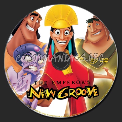 The Emperor's New Groove dvd label