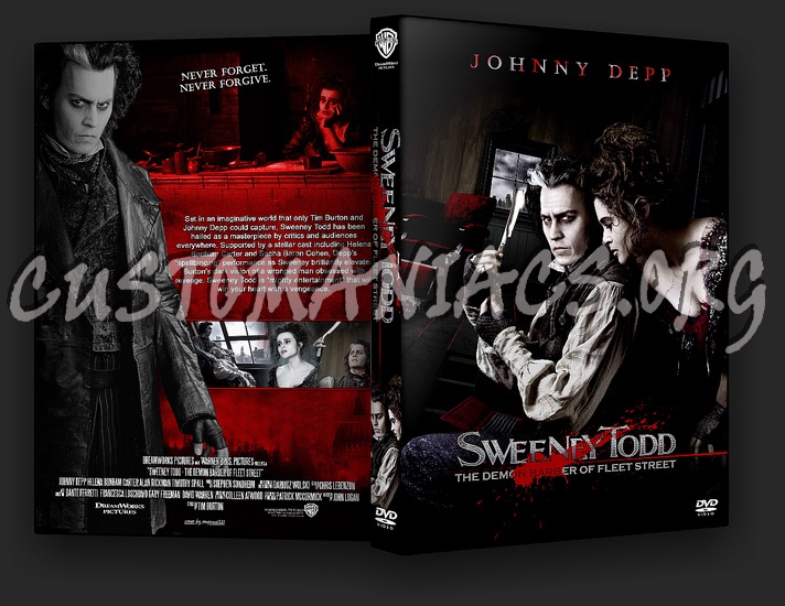 Sweeney Todd: The Demon Barber of Fleet Street dvd cover