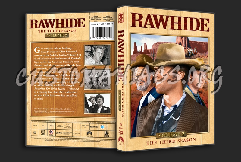 Rawhide Season 3 Volume 2 dvd cover