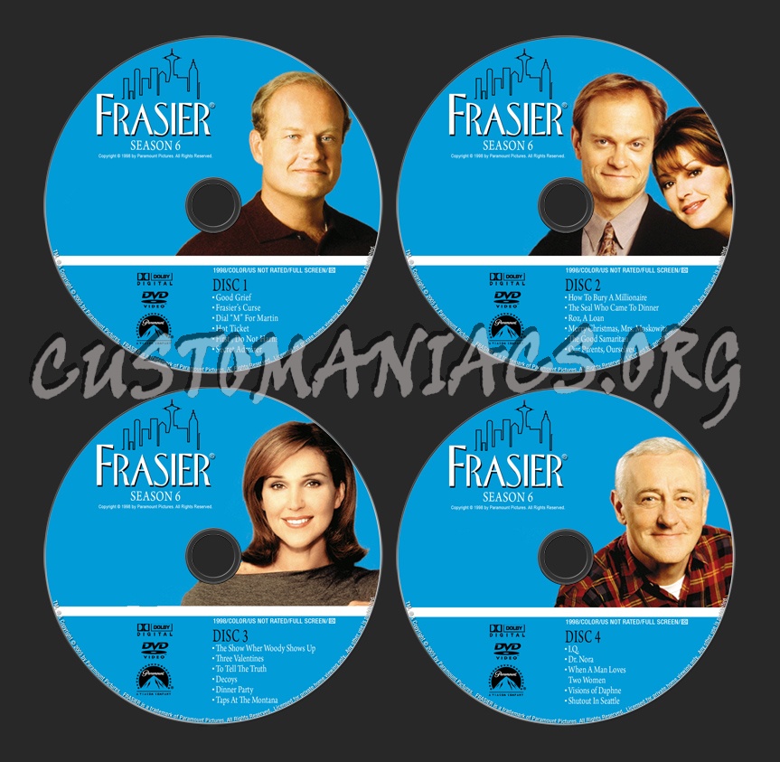 Frasier - Season 6 dvd label