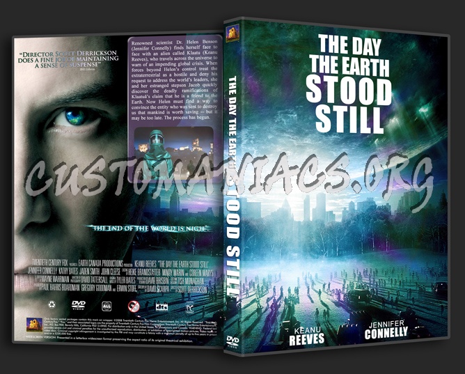 The Day TheEarth Stood Still dvd cover