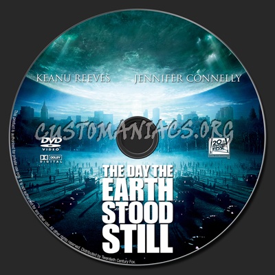 The Day The Earth Stood Still dvd label