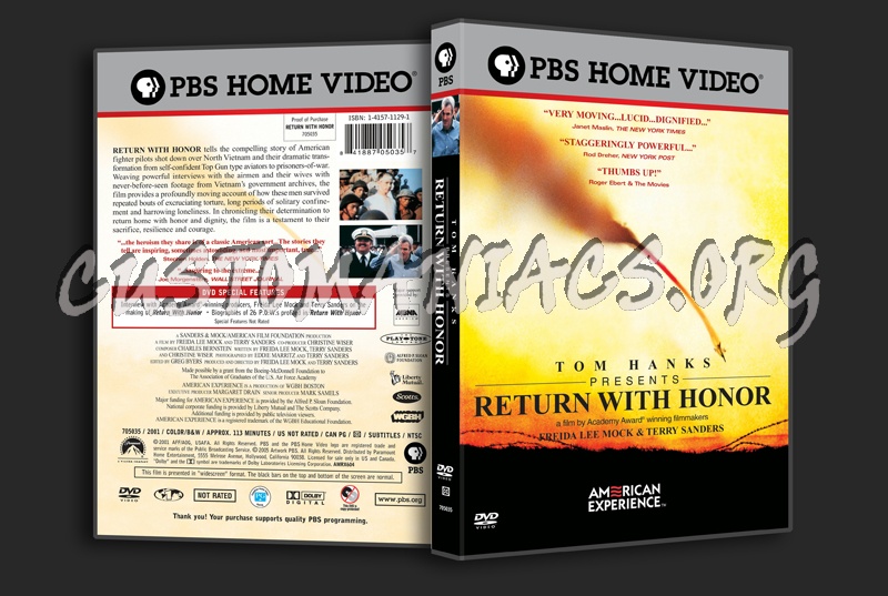 Return With Honor dvd cover