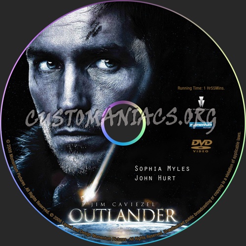 Outlander dvd label